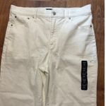 NWT J.Crew Wide Leg Crop Jean In All Day Stretch White Size 31 Photo 3