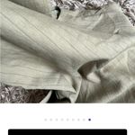 Current Air ☀️3/$25  Stripe Shawl Collar Vest Khaki Stripe SZ S Photo 8