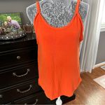 We The Free Bright Orange Scoop Neck Soft Knit, Easy Fit, Layering Essential S Photo 1
