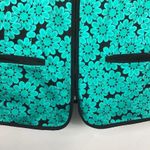 Bob Mackie  Wearable Art Floral Zipper Jacket Medium Photo 1