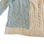 Banana Republic  Colorblock Thick Weave Sweater Pullover V-Neck Stretch Small Photo 3