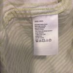 Tommy Bahama  Small Sleeveless Light Green Striped linen Top Photo 2