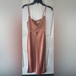 BHLDN  Cali Satin Charmeuse Midi Dress
'DESERT ROSE' Women's size 0 wedding event Photo 6