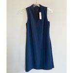J.Crew 365 Sleeveless V-Neck Blake Shift Dress Navy Blue XXS Photo 1