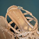 Kelly & Katie  Brown Braided Sandals Photo 4