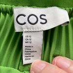 COS  Kelly Green Pleated Skirt 12 Photo 3