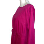 Eshakti  Dress Midi Cotton Fit & Flare Cocktail Long Sleeve Bow Dress, 2X (20W) Photo 6