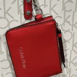 Calvin Klein Monogram Signature Cream w/Red Satchel Hand-Bag Khaki Logo H7DDJ6YQ Photo 8