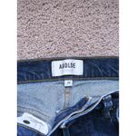AGOLDE Riley Long Straight Leg Jeans 24 High Rise Blue Dark Wash Classic Luxury Photo 4