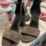Alexander Wang Abby mid heel Sandals in grey suede Photo 10