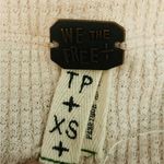 We The Free Blossom pale peachy pink thermal with patterned balloon sleeves. XS Photo 2