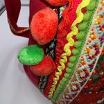 Harvé Benard Harve Bernard Vintage Boho Patchwork and‎ Embroidered Hobo Bag Photo 5