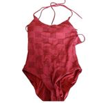 ONIA Ginny Textured One-Piece Ruby Swimsuit Size XS NWT Photo 2