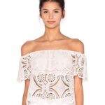 Lucy Paris embroidered beige crop top Size M Photo 7