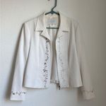 Vertigo Paris White Blazer with Embellished Details Photo 0