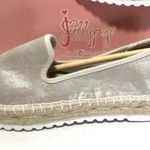 Jellypop  Shimmery Nude Platform Espadrilles Photo 3