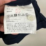 Commes De Garcons PLAY Heart Logo Patch Polo Shirt Womens Small Navy Blue Cotton Photo 3