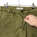 Free People  NWT Ezra Cargo Pants Women’s Size 27 Green Cotton Utility Photo 3