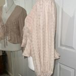 Reformation Beautiful Gingham Puff Sleeve Blouse Photo 5