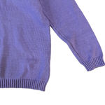 Vintage Marks & Spencer St Michael's Dark Lilac Cotton Sweater Knit UK 12 US 8 Photo 4