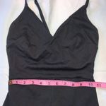 AQUA NWT Black Cocktail Dress Size XS Adjustable Spaghetti Strap V Neck Party Dr Photo 4