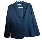 Tahari ASL Levine Blazer Womens 10 Multicolor Chevron Print Open Career Jacket Photo 0