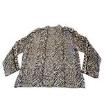 St. John  Sport Vintage Wool Animal Print Sweater‎ Jacket Full Zip Rare Pattern Photo 1