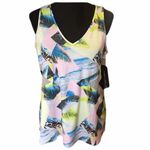 Jessica Simpson  April Fashion The Warm Up Tank Top, Pink, Large Photo 9