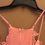 Lulus Lulu’s Take a Moment Lace Cutout Mini Dress Light‎ Pink Small Photo 6