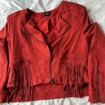 Anthropologie S Fate Vegan Leather Jacket By  Blood Orange with beautiful fringe Photo 0