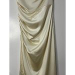 S'edge Elsa Satin Midi Dress Marshmallow Cream Size Small NWT New Years Bridal Photo 9