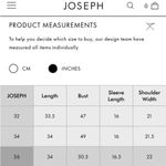 Joseph  Crepe Midnight blue Tunic‎ size 4 EUC Photo 7