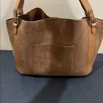 House of Harlow 1960 | Tan Faux Suede Satchel w/ Bag Tassel Charm Photo 6