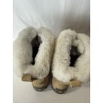 Columbia  Vallara II Womens Snow Boots Size 8.5 Tan Suede Waterproof Omni-Grip Photo 8