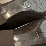 Aquatalia  Prisilla Brown Dress Suede Booties, Size 9 New in Box +DustBag Photo 4