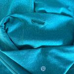 Lululemon Wunder Train High Rise Crop Leggings Crunch Teal Lagoon Athleisure Photo 8