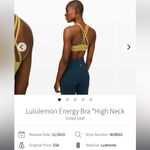 Lululemon  Energy Bra High Neck Size 8
Grape Leaf Photo 4