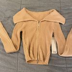 Madden Girl double zip ribbed sweater Photo 0