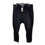 Good American good waist crop black113 plus size 22 NWT $175 Photo 7