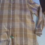 Liz Claiborne Claiborne Collection Women Brown Long Sleeve Button-Down Linen Shirt 16 Photo 3