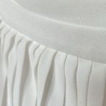 Altuzarra Mayumi white pleated side tie skirt Size 4 Photo 11