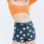 Urban Outfitters BDG Denim  SoldOut Super High Waisted Shorts button fly Orange Photo 0