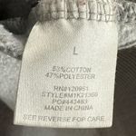 Hippie Rose  Long Sleeve Pullover Crewneck Sweatshirt Large Gray Photo 3