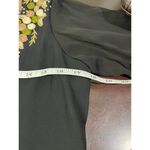 Black Embroidered Kurta Dress Long Sleeve Sheer Sleeve Elegant Special Occasion Black Photo 6