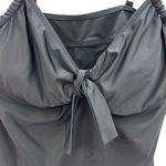 Swimsuits for all Black Tankini Top with Adjustable Straps Underwire Womens 20 Size undefined Photo 3