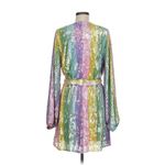 Show Me Your Mumu Wear Me Out Dress In Rainbow Stripe Sequins S Photo 7