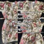 Alice McCALL Salvatore Metallic Floral Mini Dress Gold Size 0 NWT Photo 13