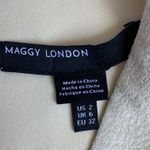 Maggy London Maggie London NWT cream structured midi dress. Photo 6
