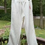 Von Dutch Vintage 90s Y2K  Funky Track Pants L Large Solid White Cargo Pockets Photo 1