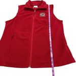 Columbia  South Carolina Gamecocks  Fleece Vest Womens Large Red Zip Up Pockets Photo 9